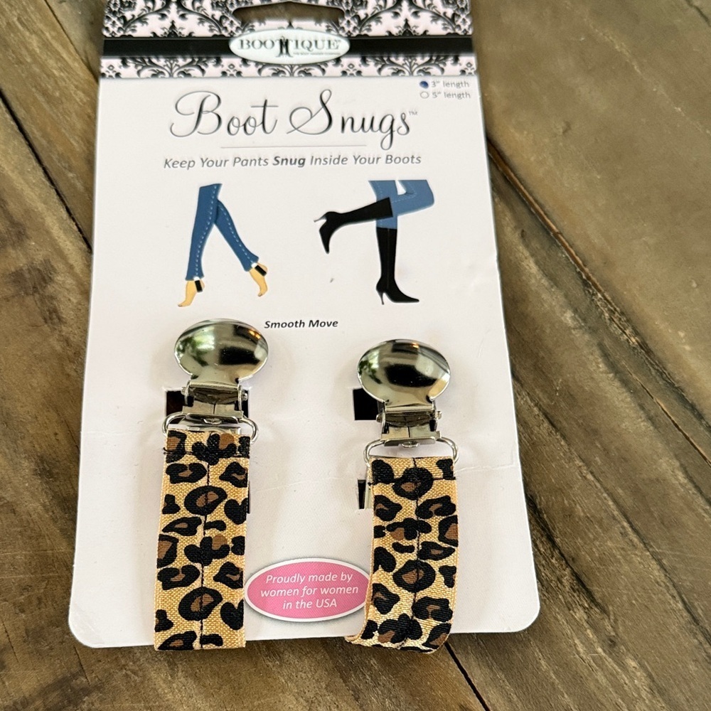 Bootique Leopard Pattern Boot Snugs